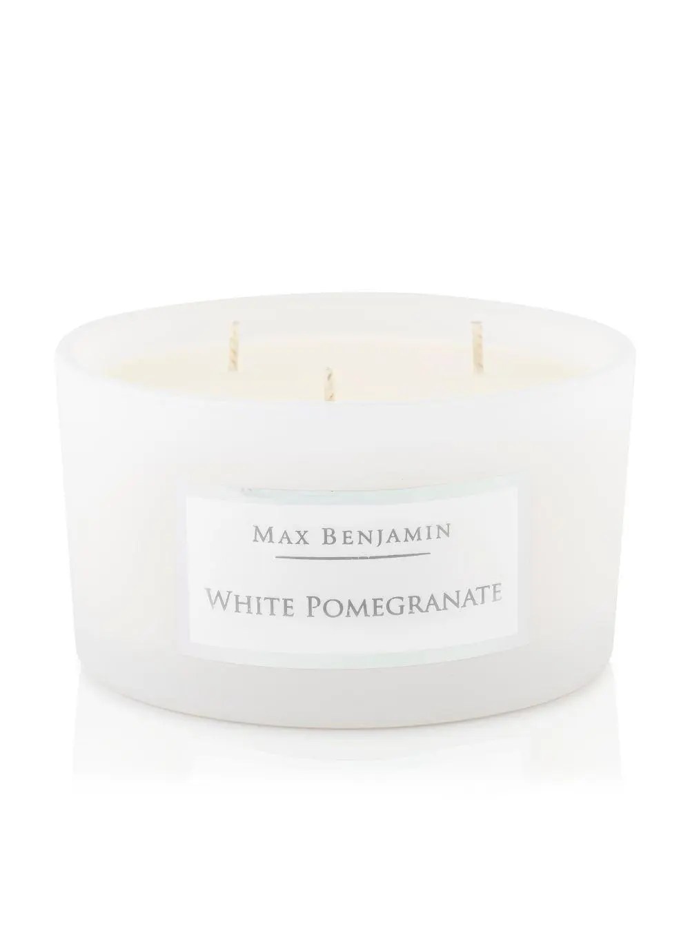 White Pomegranate Classic 3Wick Candle Blarney